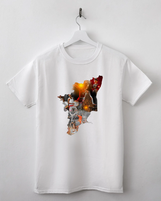 Tamil Nadu Map Tee